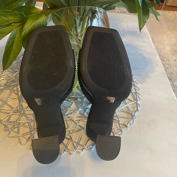 Jeffrey Campbell Hollywood Rhinestone Platform Sandals Size 7 - Picture 9 of 13